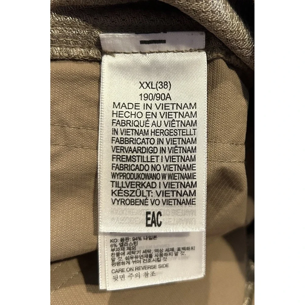Marmot Shorts Men's 38 Khaki Stretch Performance‎ Nylon Tech Pocket Hike